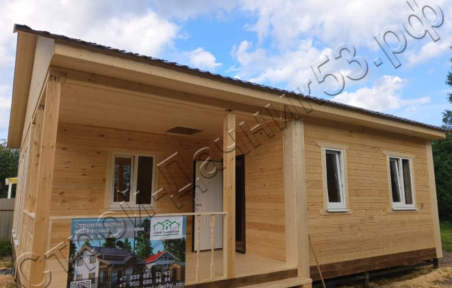 4 Брусовой дом ОД-11, 9х9м, 81 М², , Ленинградская область, Всеволожский район, посёлок Рахья. (12)